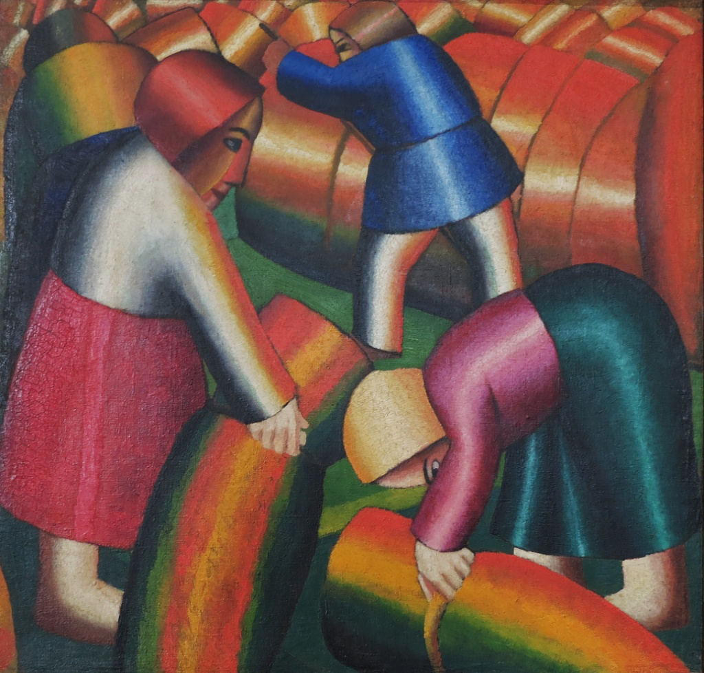 Taking in the Rye in Detail Kazimir Malevich